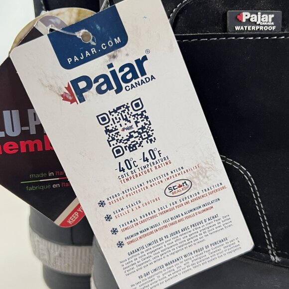 Pajar Military Men’s Water Snow Proof Winter Boots - Picture 7 of 11